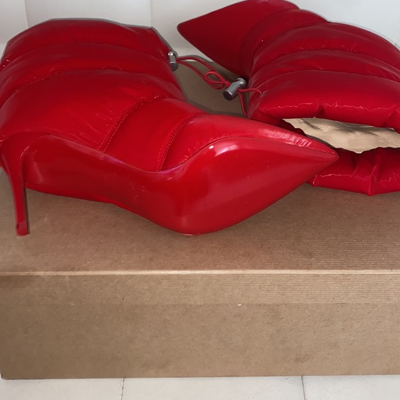 Christian Louboutin  Red Astro Pointue boots - Picture 5 of 9